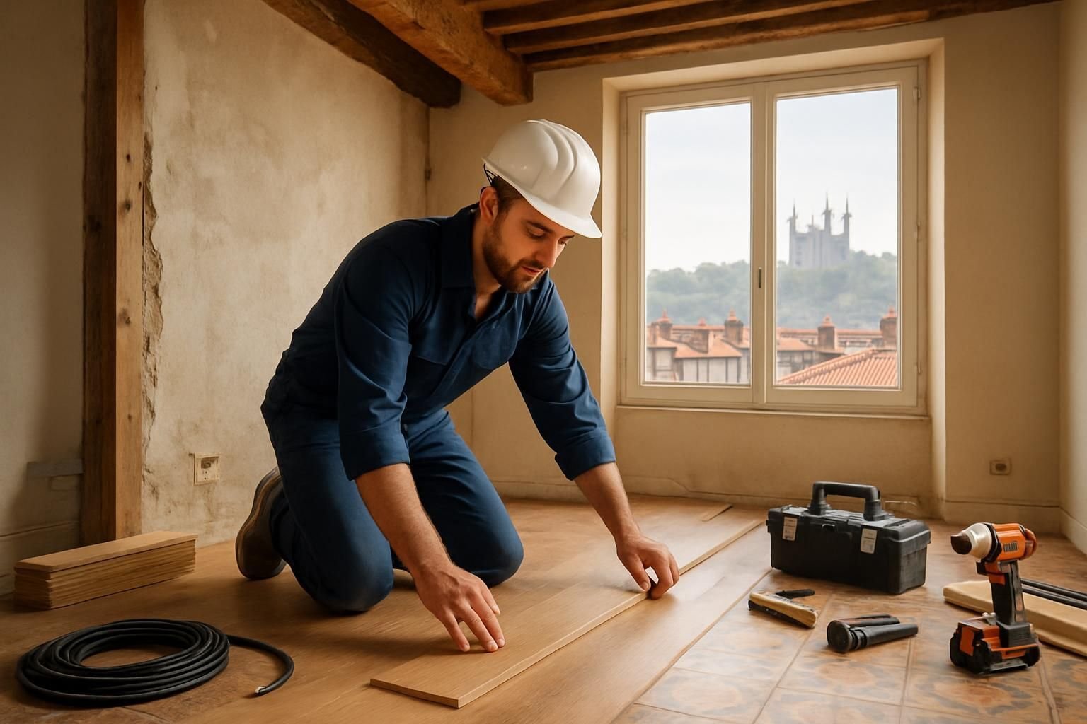Artisan rénovation à Lyon spécialisé dans la rénovation d'appartements et de maisons. Qualité, savoir-faire et service sur mesure pour tous vos projets.