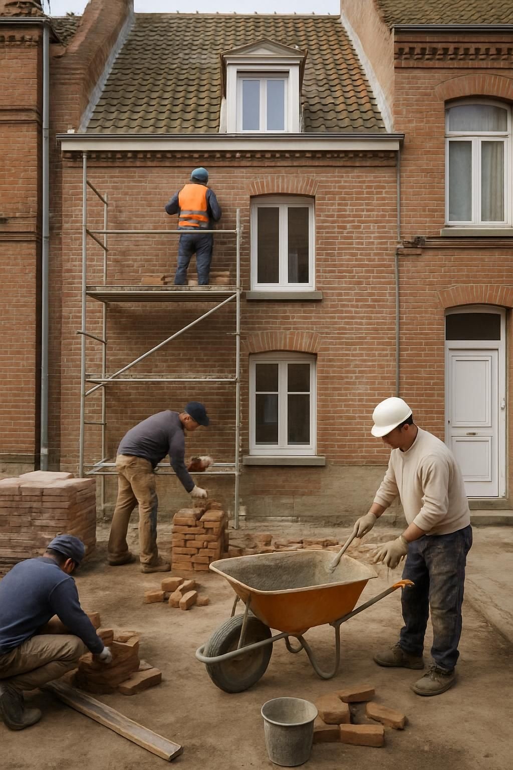 Artisan rénovation à Lille spécialisé dans les maisons en briques et l'isolation. Expertise pour améliorer confort et efficacité énergétique de votre habitat.