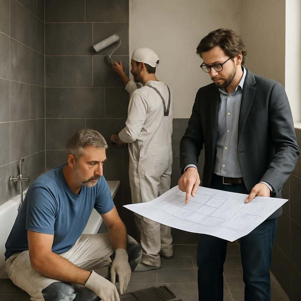 Découvrez quel artisan choisir pour chaque étape de la rénovation de votre salle de bain et assurez-vous des travaux de qualité adaptés à vos besoins.